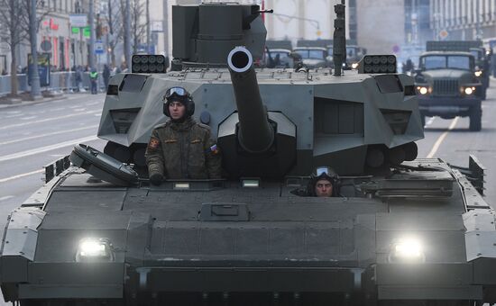 Russia WWII Victory Parade Rehearsal