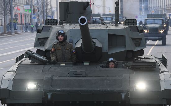 Russia WWII Victory Parade Rehearsal