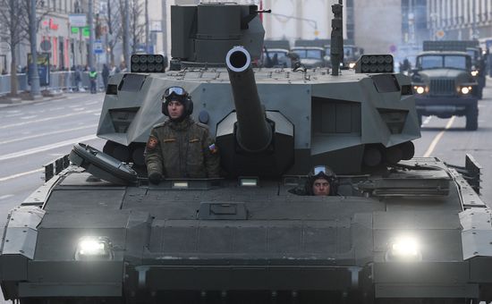 Russia WWII Victory Parade Rehearsal