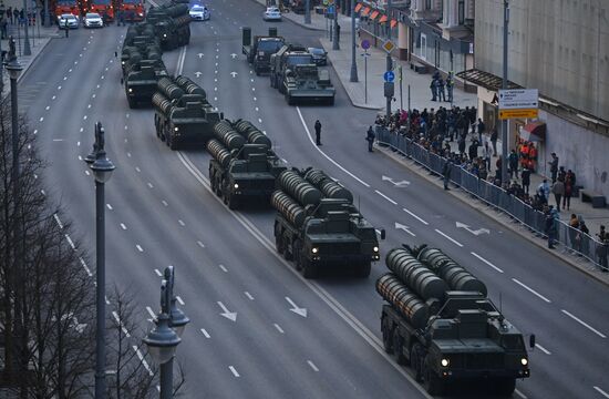 Russia WWII Victory Parade Rehearsal