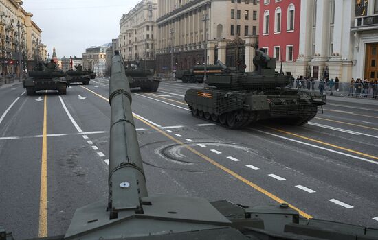 Russia WWII Victory Parade Rehearsal