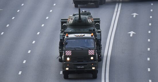 Russia WWII Victory Parade Rehearsal