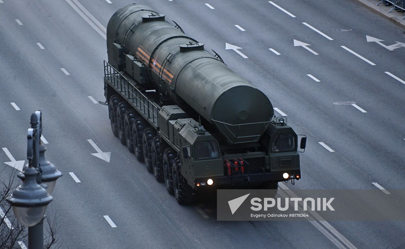 Russia WWII Victory Parade Rehearsal