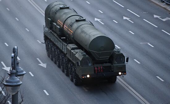 Russia WWII Victory Parade Rehearsal