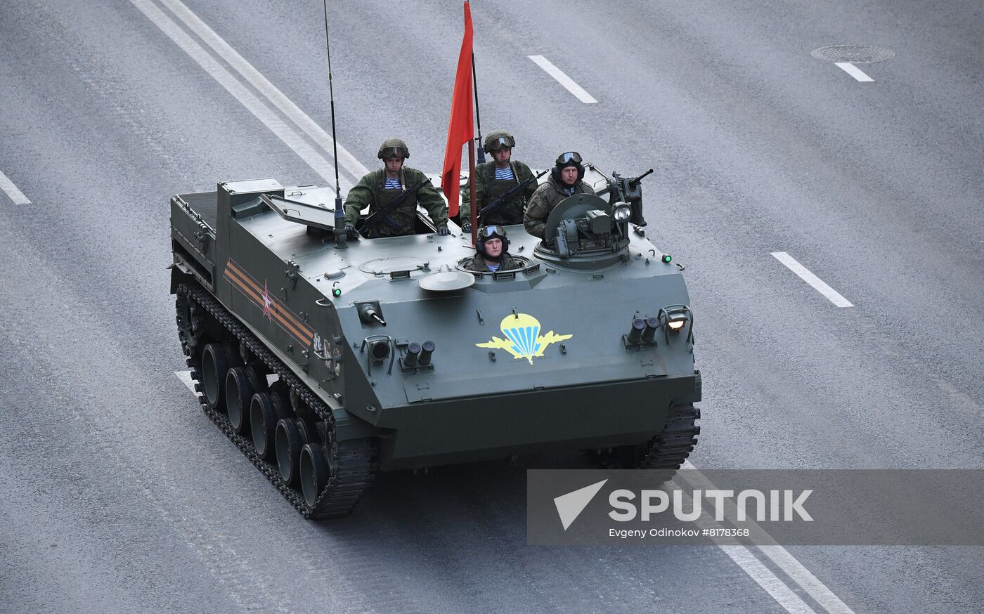 Russia WWII Victory Parade Rehearsal