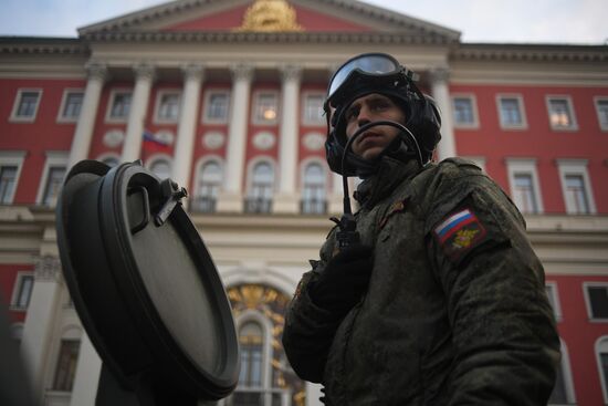 Russia WWII Victory Parade Rehearsal