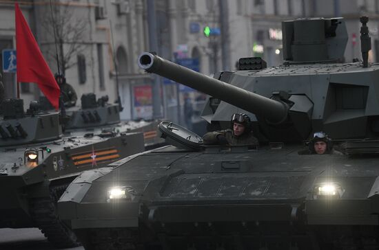Russia WWII Victory Parade Rehearsal