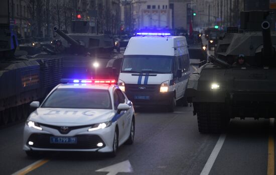 Russia WWII Victory Parade Rehearsal