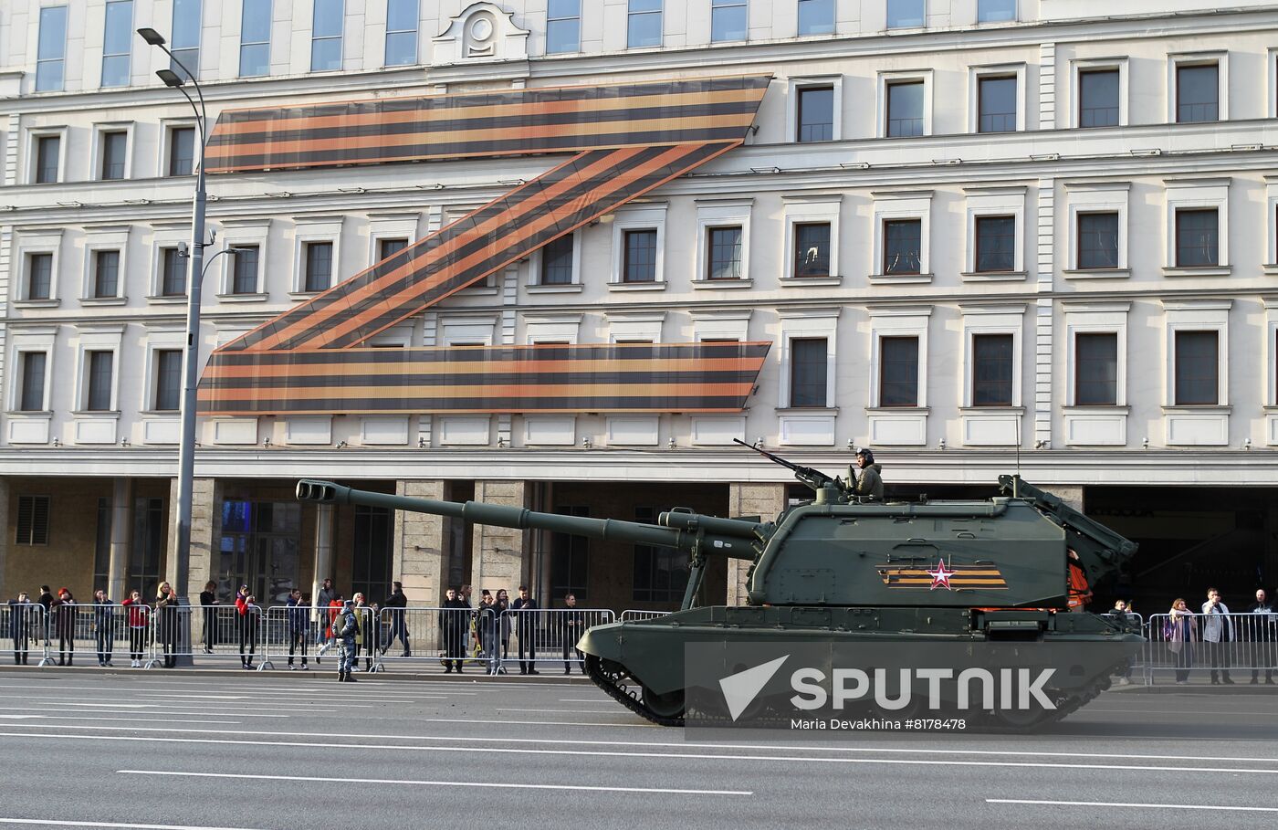 Russia WWII Victory Parade Rehearsal