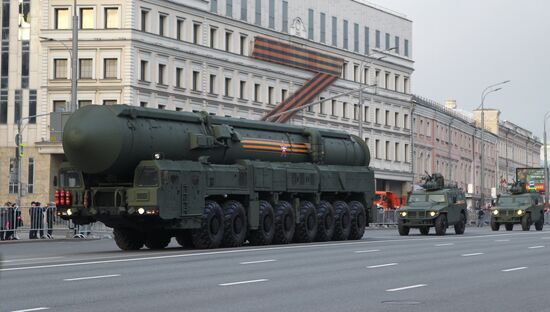 Russia WWII Victory Parade Rehearsal