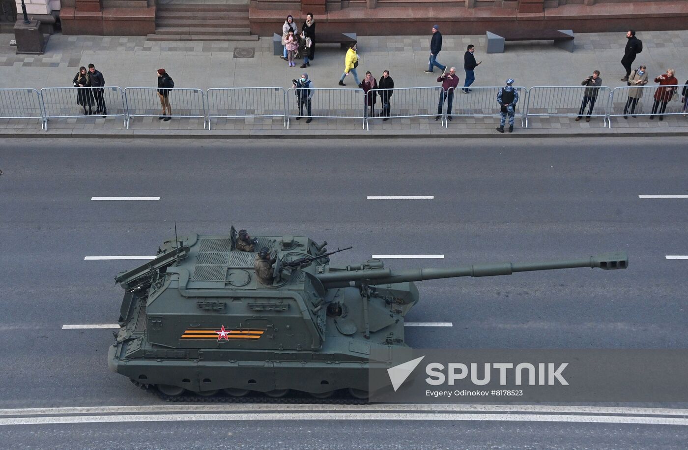 Russia WWII Victory Parade Rehearsal