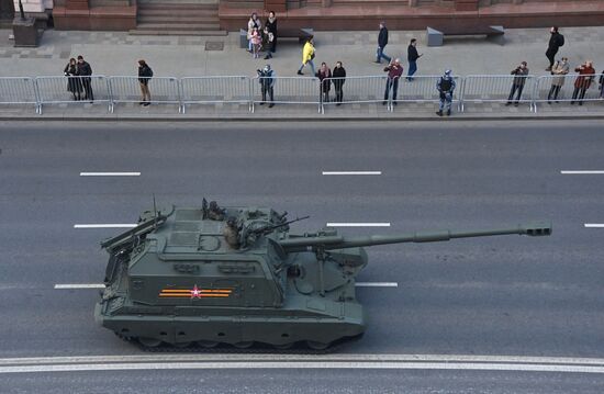 Russia WWII Victory Parade Rehearsal