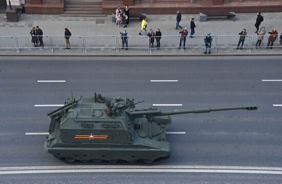 Russia WWII Victory Parade Rehearsal