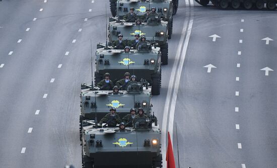 Russia WWII Victory Parade Rehearsal