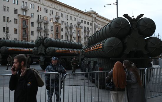 Russia WWII Victory Parade Rehearsal