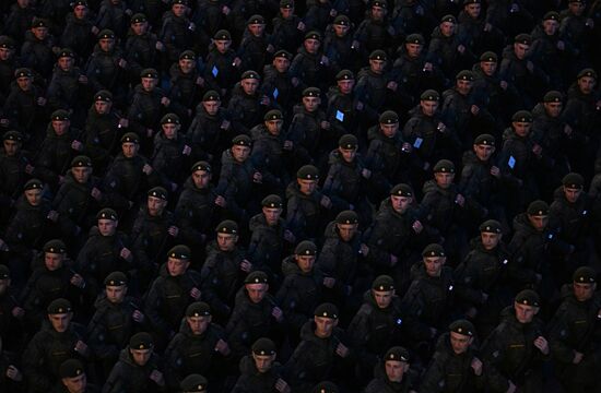 Russia WWII Victory Parade Rehearsal
