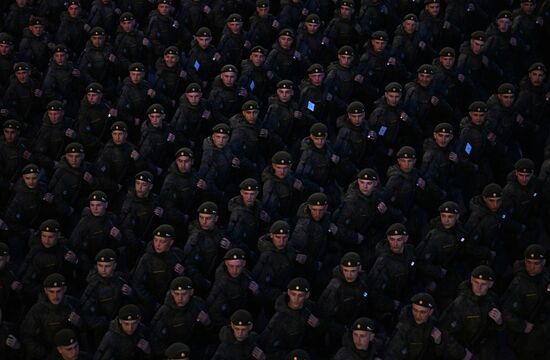 Russia WWII Victory Parade Rehearsal