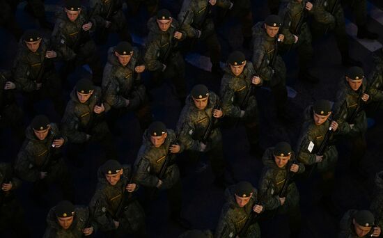 Russia WWII Victory Parade Rehearsal