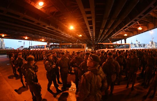 Russia WWII Victory Parade Rehearsal