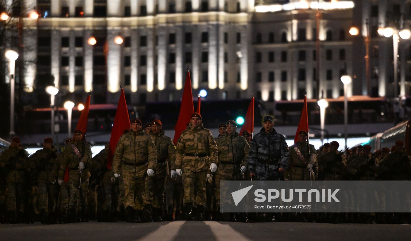 Russia WWII Victory Parade Rehearsal