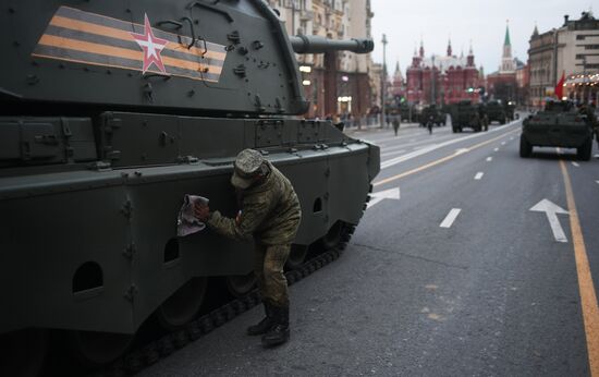 Russia WWII Victory Parade Rehearsal
