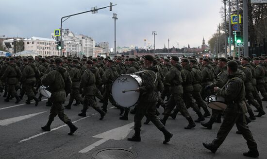 Russia WWII Victory Parade Rehearsal