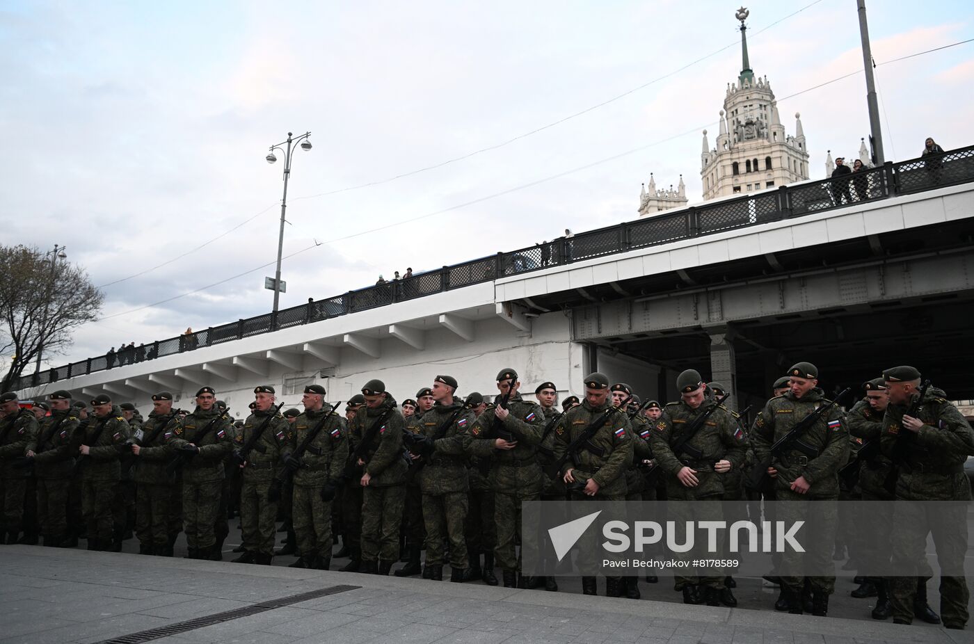 Russia WWII Victory Parade Rehearsal