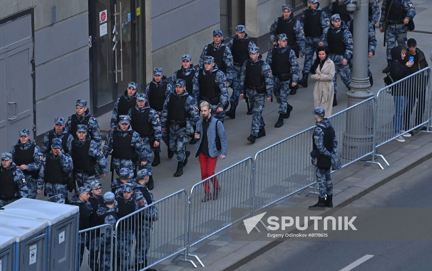 Russia WWII Victory Parade Rehearsal