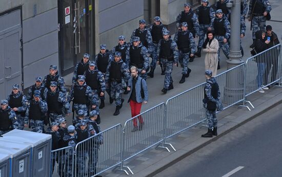 Russia WWII Victory Parade Rehearsal