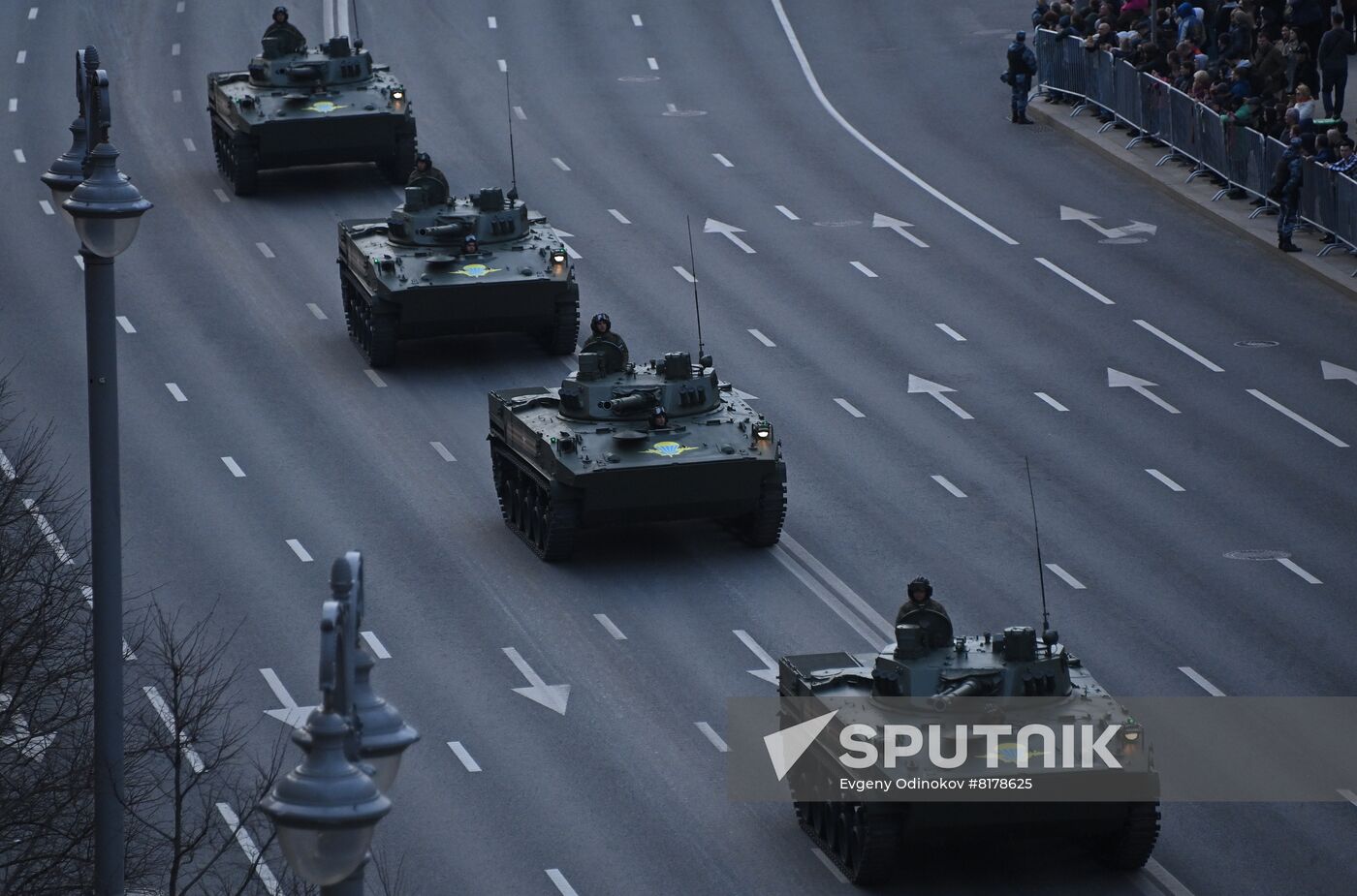 Russia WWII Victory Parade Rehearsal