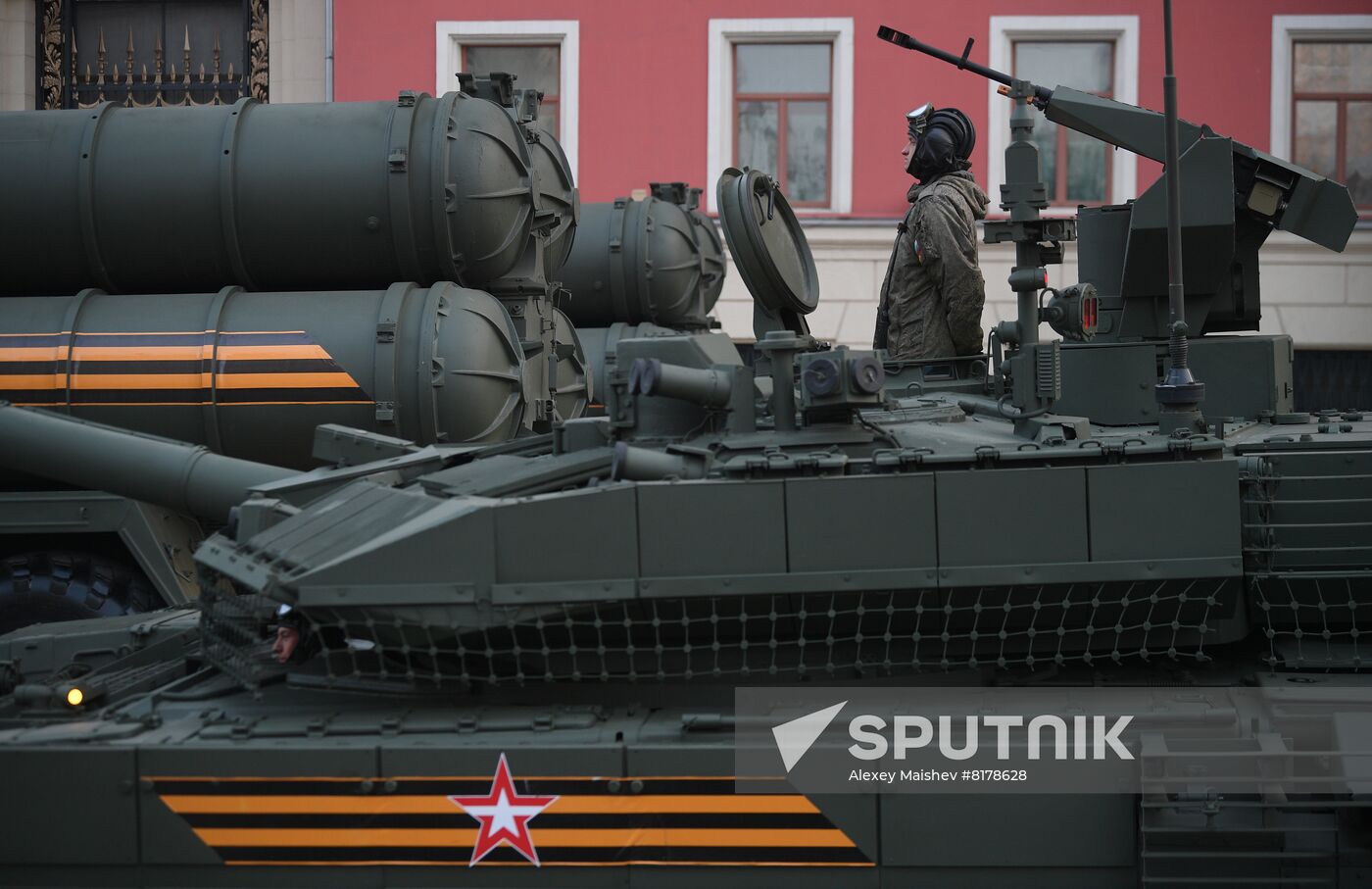 Russia WWII Victory Parade Rehearsal