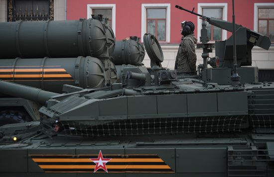 Russia WWII Victory Parade Rehearsal