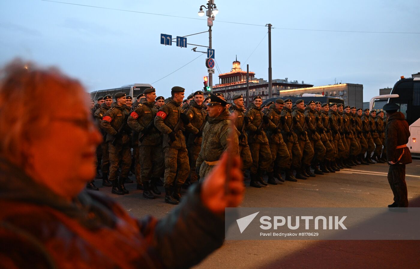 Russia WWII Victory Parade Rehearsal