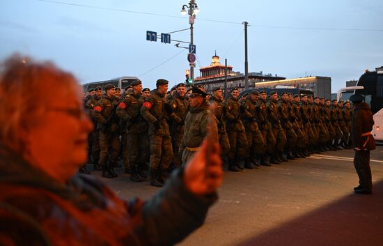 Russia WWII Victory Parade Rehearsal