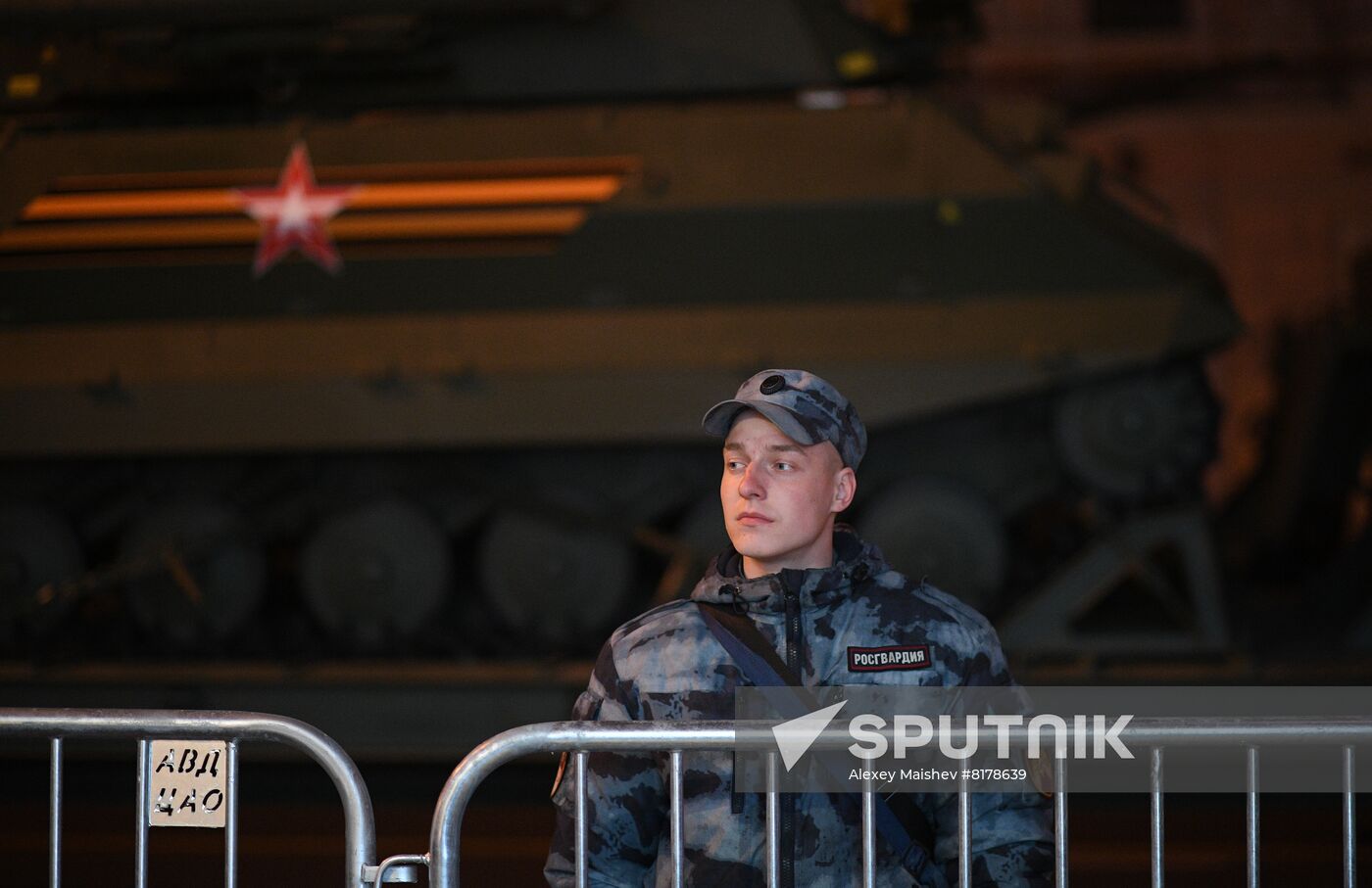 Russia WWII Victory Parade Rehearsal