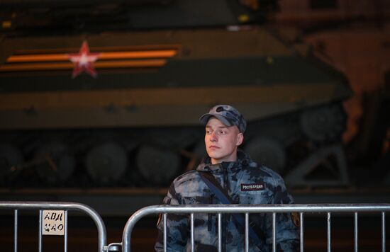 Russia WWII Victory Parade Rehearsal