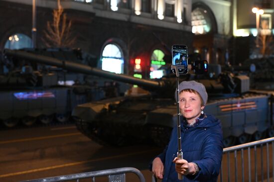 Russia WWII Victory Parade Rehearsal