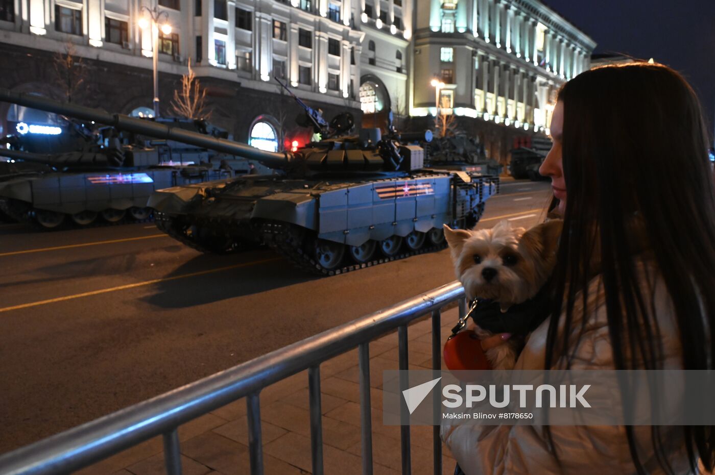 Russia WWII Victory Parade Rehearsal