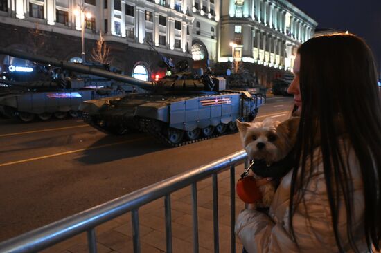 Russia WWII Victory Parade Rehearsal