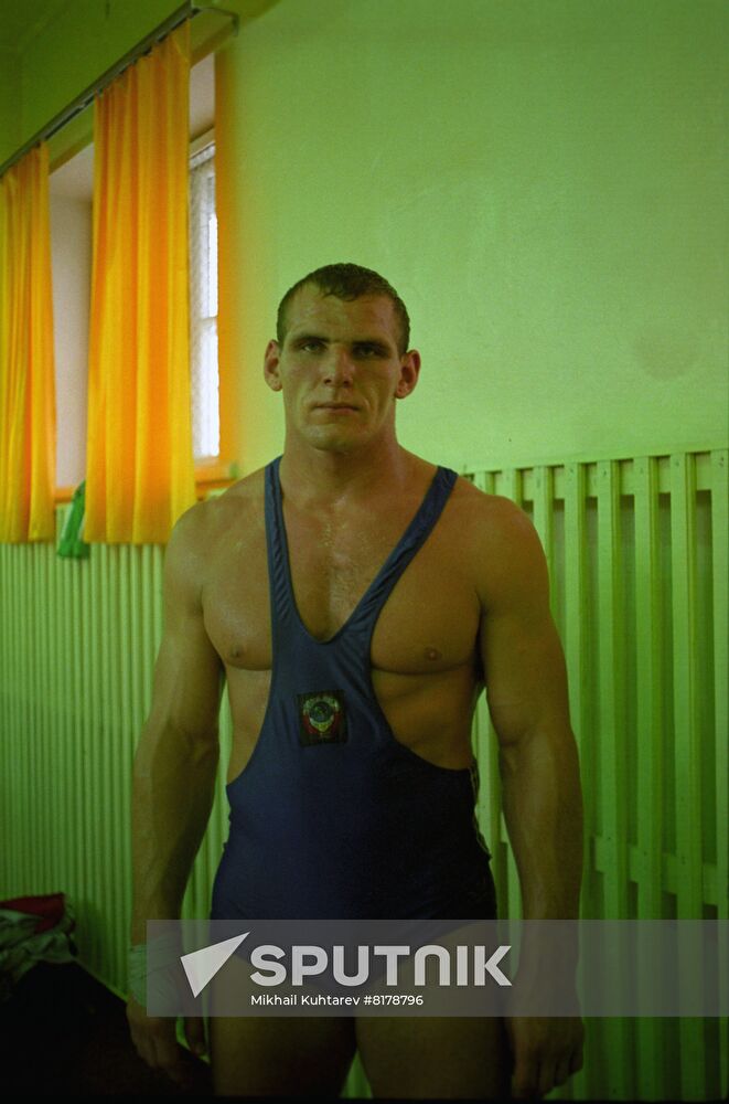 Soviet wrestler Alexander Karelin