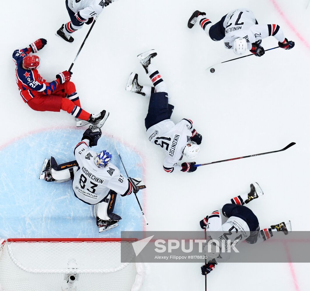 Russia Ice Hockey Kontinental League CSKA - Metallurg