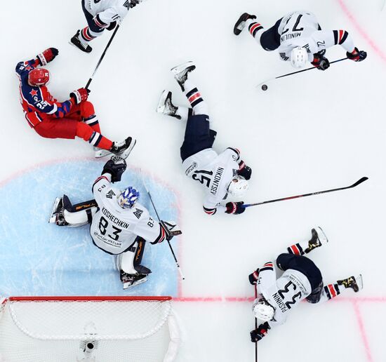 Russia Ice Hockey Kontinental League CSKA - Metallurg