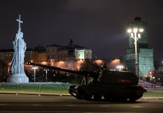 Russia WWII Victory Parade Rehearsal