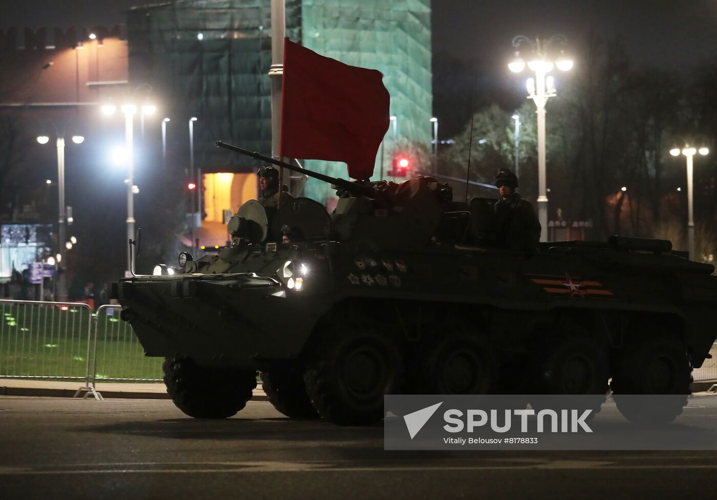 Russia WWII Victory Parade Rehearsal