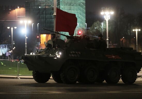 Russia WWII Victory Parade Rehearsal