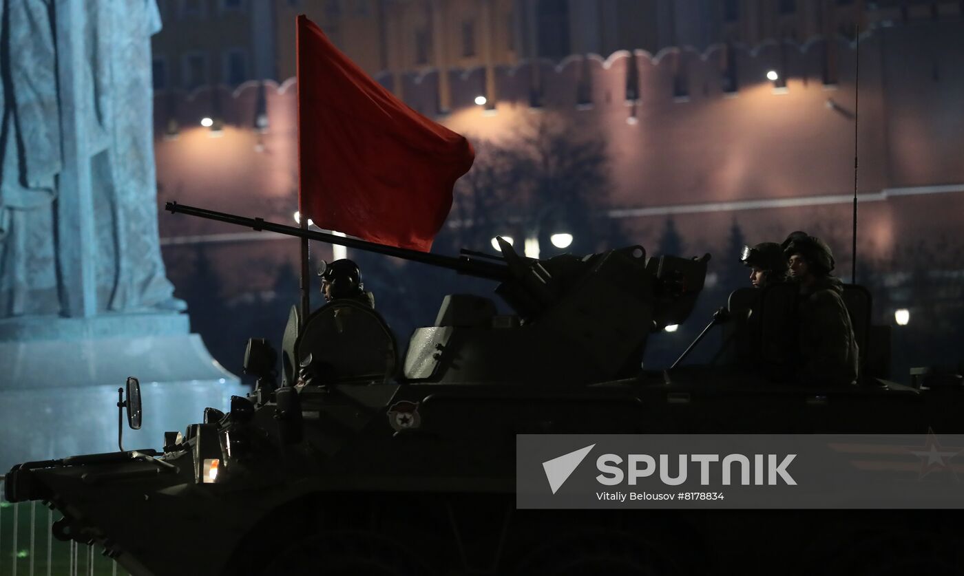 Russia WWII Victory Parade Rehearsal