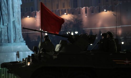 Russia WWII Victory Parade Rehearsal