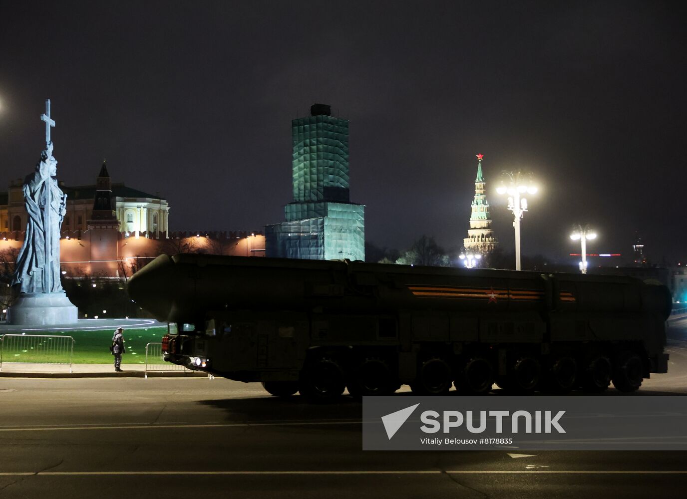 Russia WWII Victory Parade Rehearsal