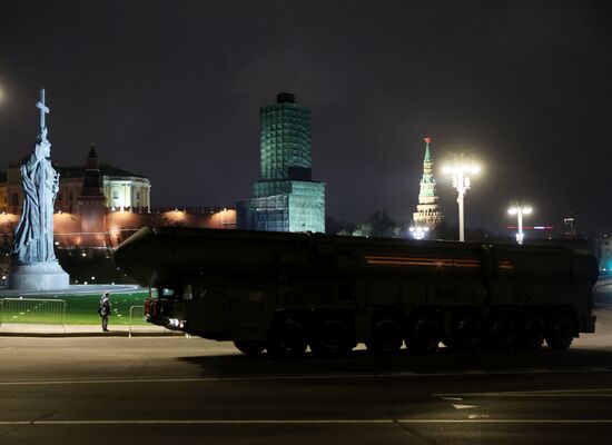 Russia WWII Victory Parade Rehearsal