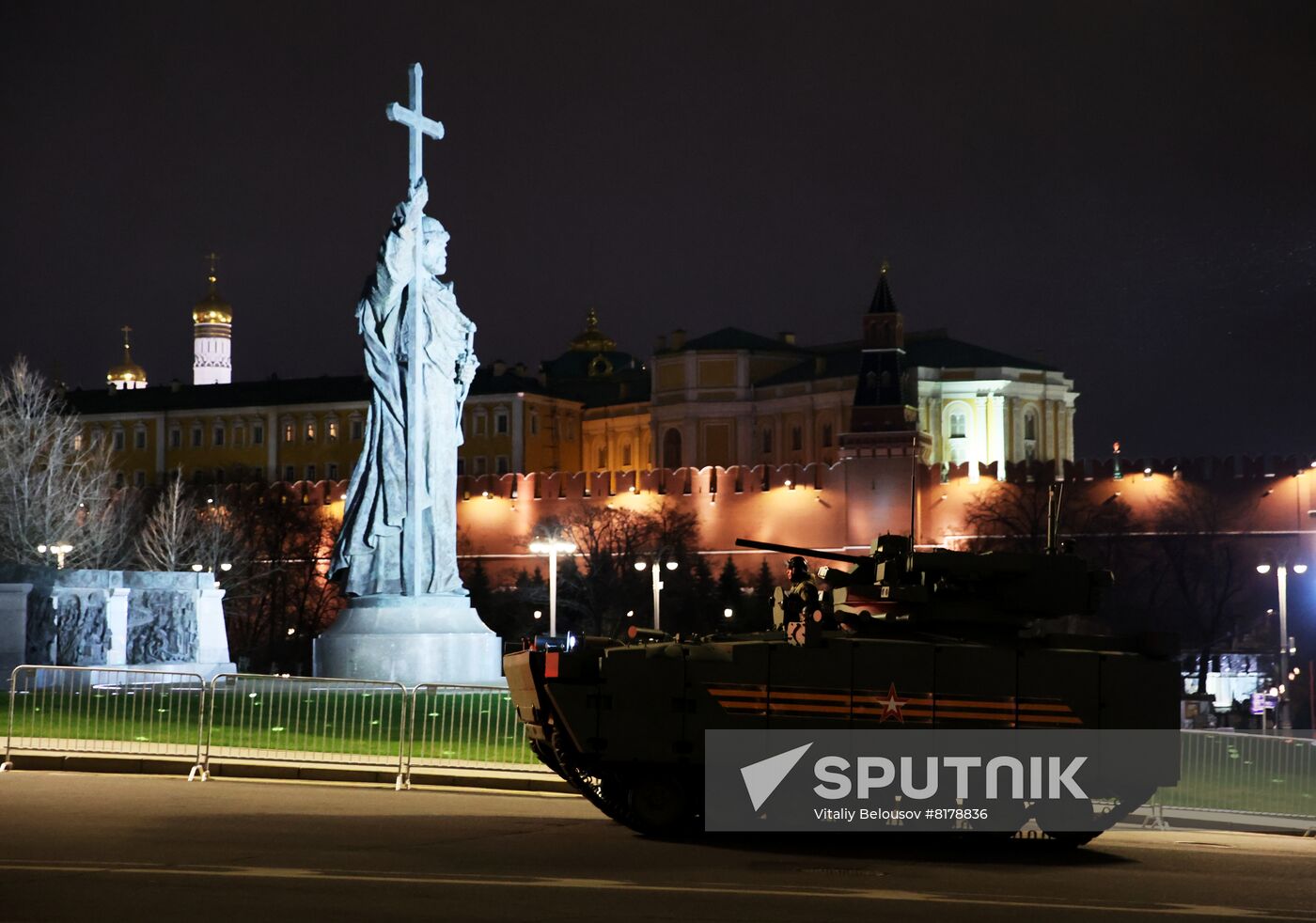 Russia WWII Victory Parade Rehearsal